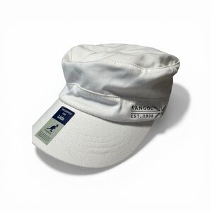 Kangol White Military Cadet Cap